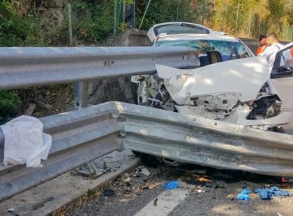 Vico Equense, terribile incidente per quattro ragazzi in vacanza: due gravi