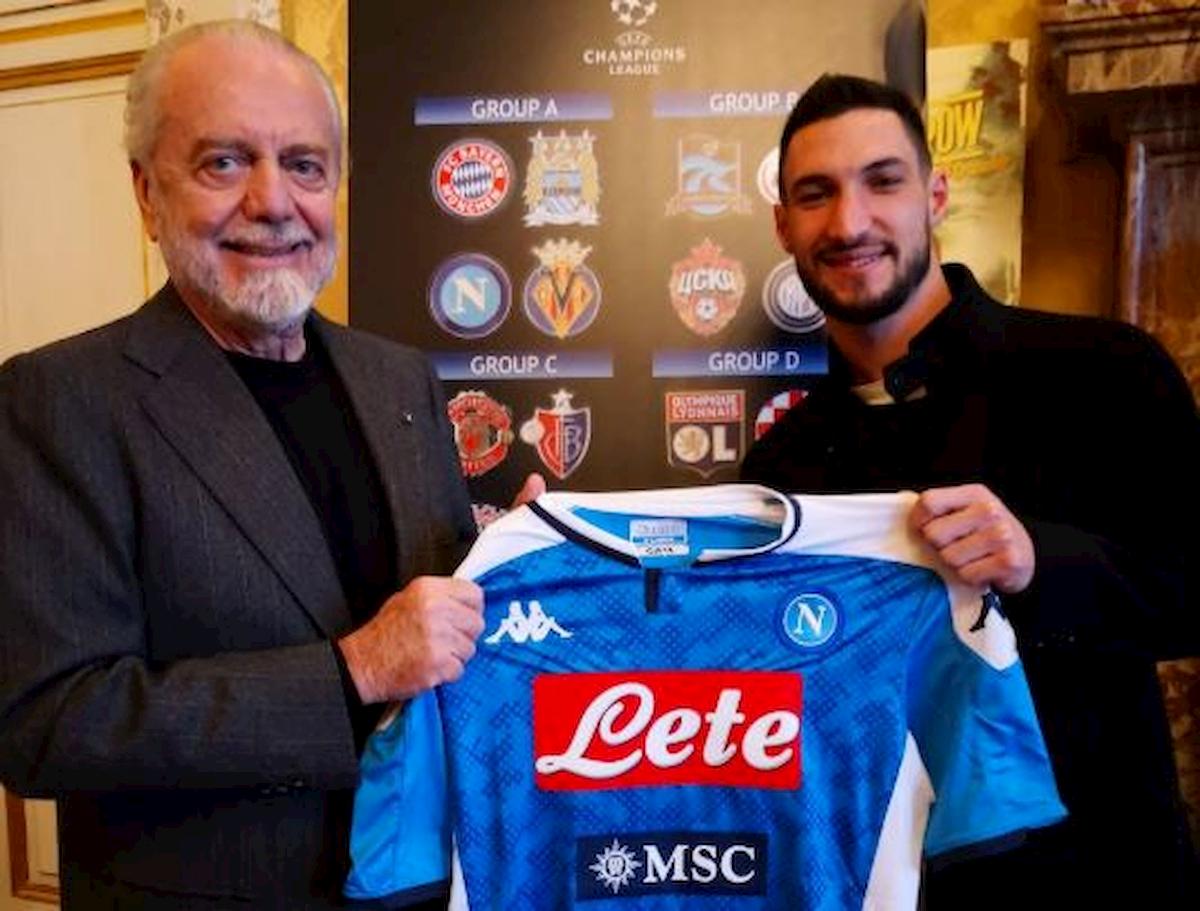 Napoli; ufficializzato l'acquisto di Politano, domani già in campo