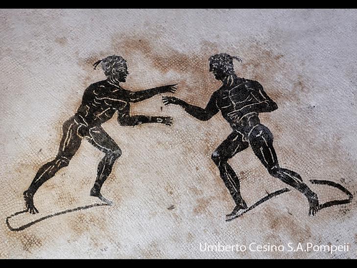 L'antica Pompei celebra le Olimpiadi di Rio, esposti mosaici e affreschi degli atleti 