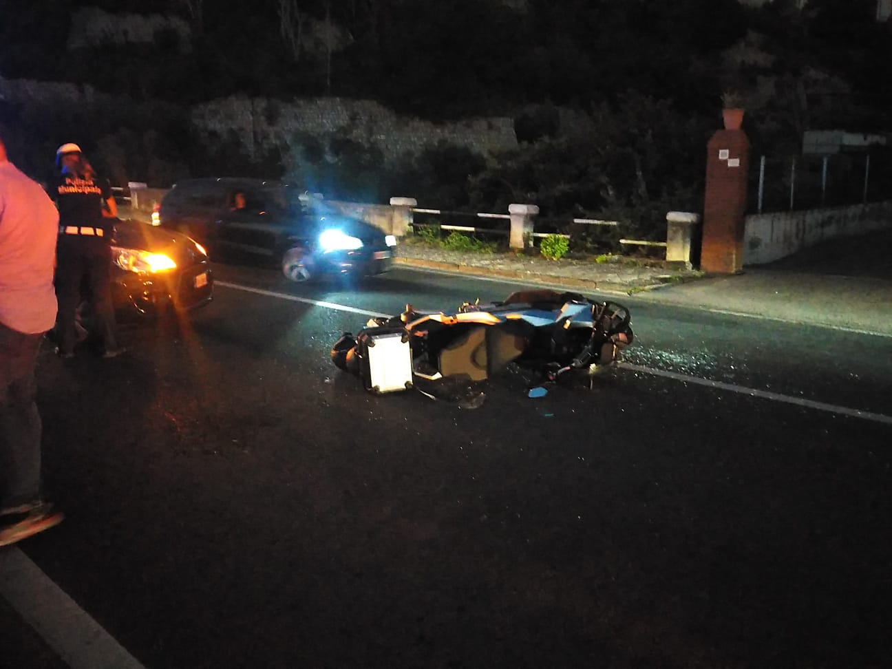 Castellammare, auto contro scooter a Pozzano: due feriti 