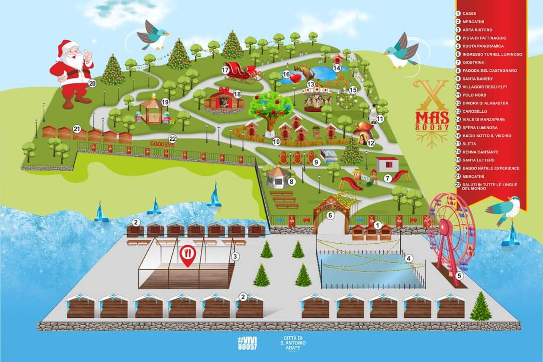Sant'Antonio Abate, arriva il villaggio di Babbo Natale 