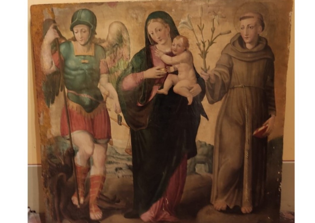Dipinto del 1500 torna nella sua chiesa, la storia della Madonna delle Grazie 