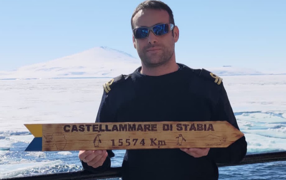 Castellammare, Andrea di Pietro in Antartide: 'La mia città nelle missioni' 