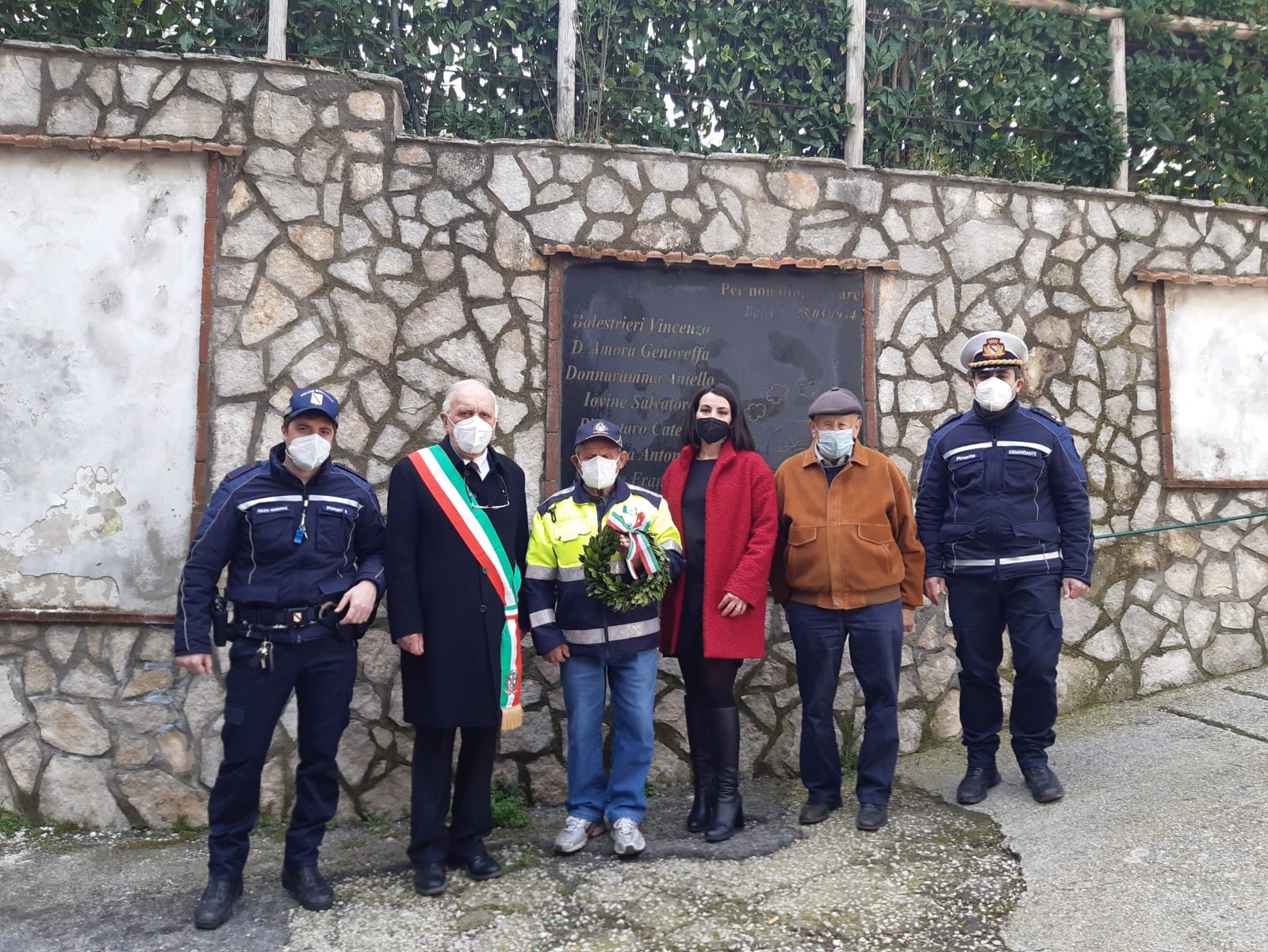 Pimonte ricorda le otto vittime della strage sul treno Napoli-Potenza