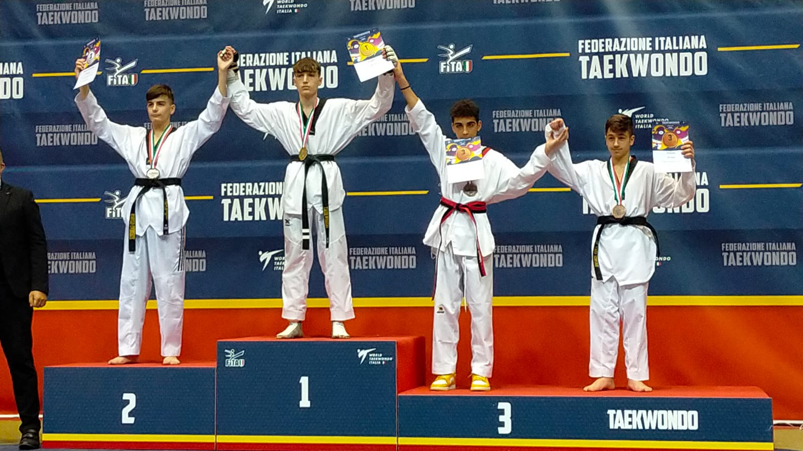 Castellammare, Angelo Longobardi campione d'Italia di Taekwondo 