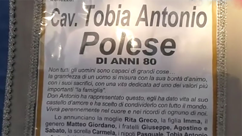 Da macellaio a boss delle cerimonie, la storia di Polese: con la quinta elementare la laurea dai Cavalieri di Malta
