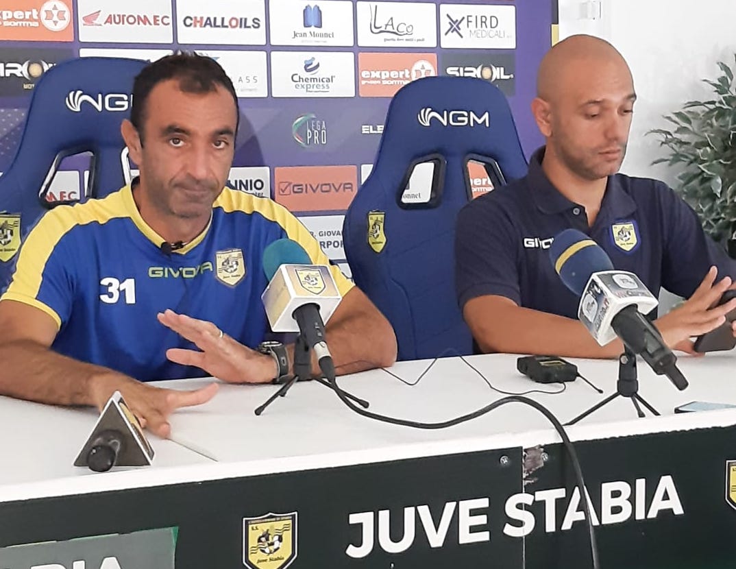 Juve Stabia, i convocati di mister Colucci per la gara di Crotone
