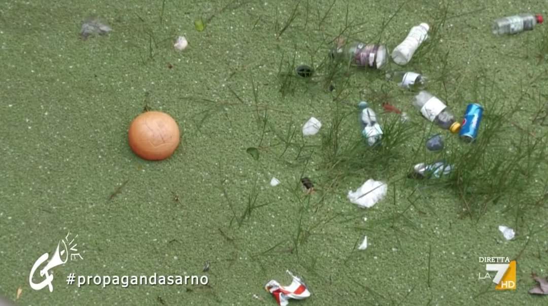 Scandalo fiume Sarno, veleni e allagamenti in tv