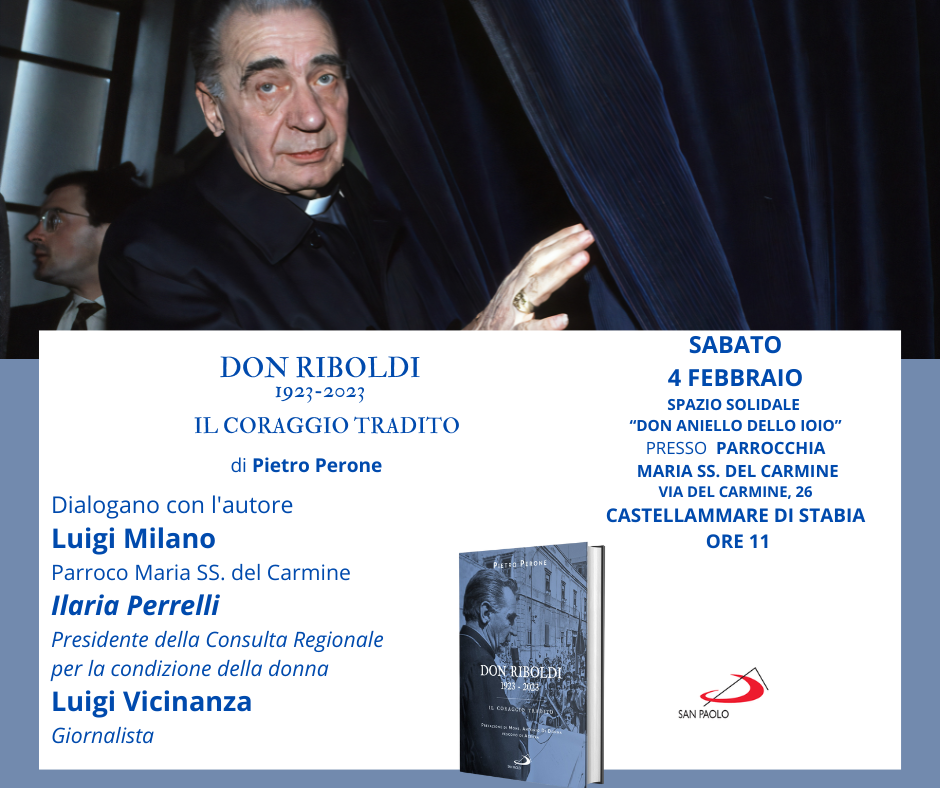 Castellammare, in un libro la storia di don Riboldi: il prete anti camorra