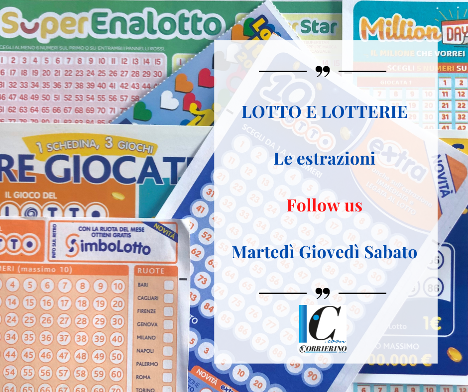 Lotto, SuperEnalotto e 10eLotto di oggi 9 febbraio