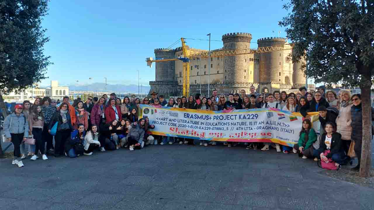Gragnano, studenti da tutta Europa a scuola al Milani e in tour 
