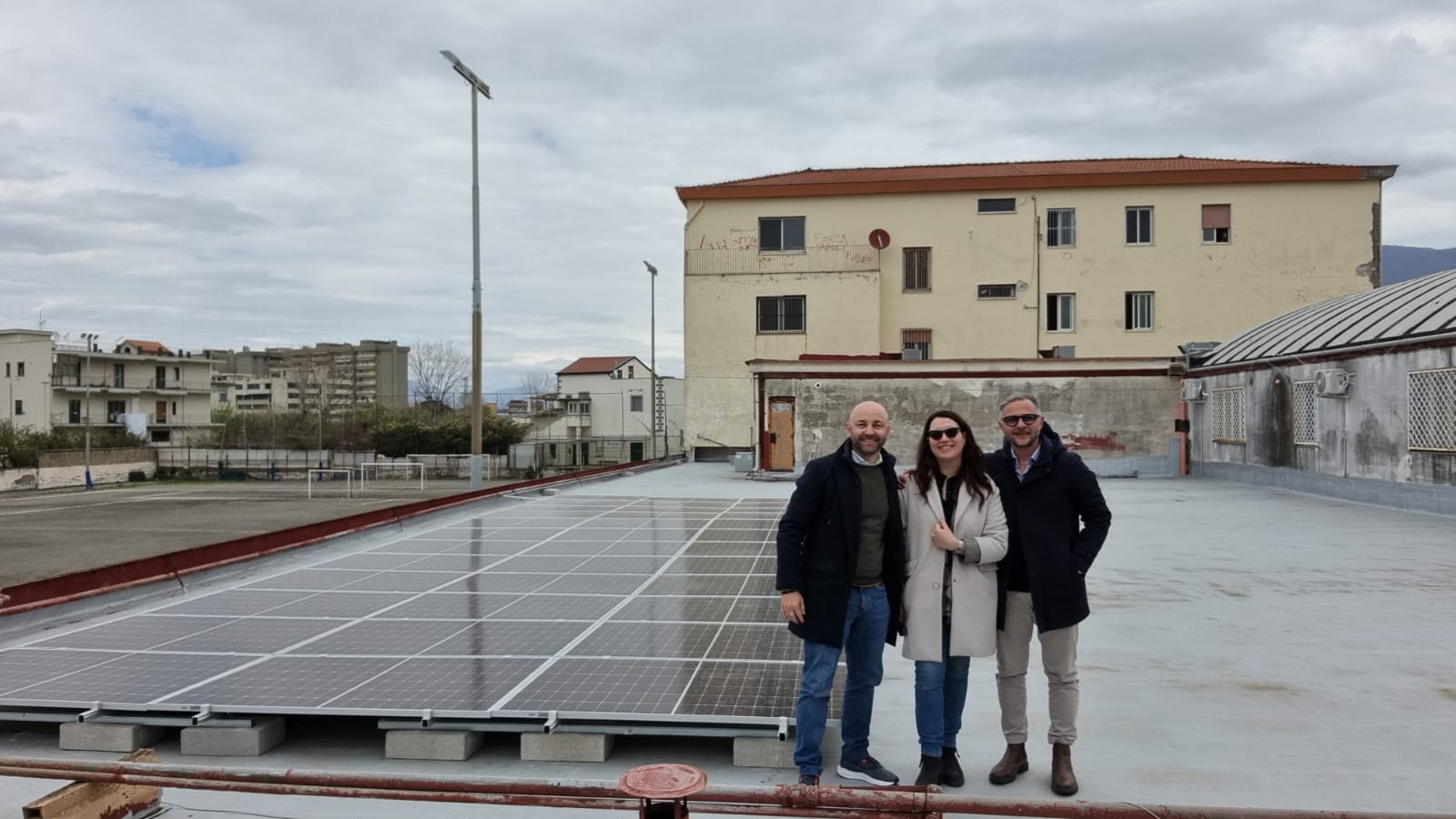 Castellammare, la Fondazione Oiermo diventa green: installato impianto fotovoltaico