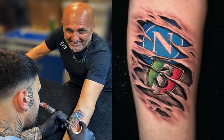 Spalletti e il suo tatuaggio, Napoli scudetto per sempre 