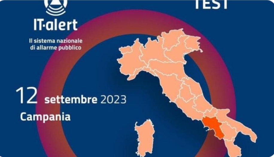 Campania, messaggio di allarme maremoto e eruzione del Vesuvio: è un test
