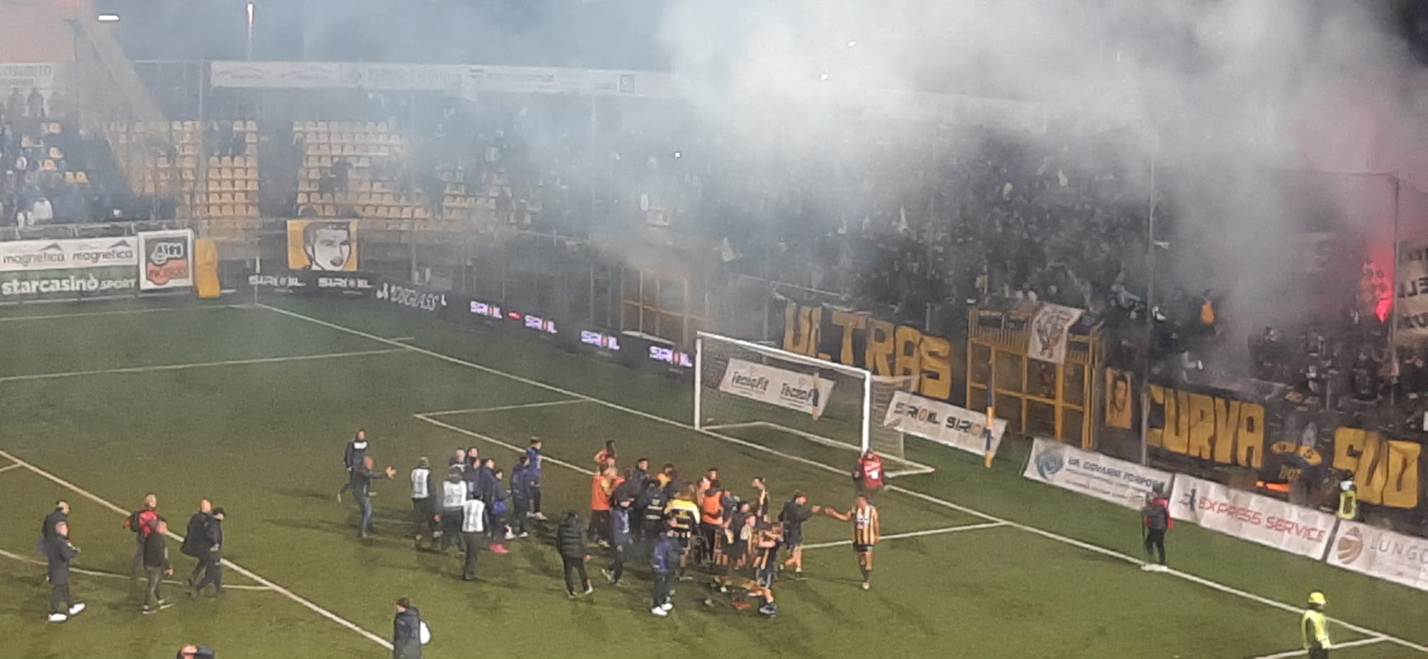 Il Menti come un nido di vespe, vittoria sulla Casertana