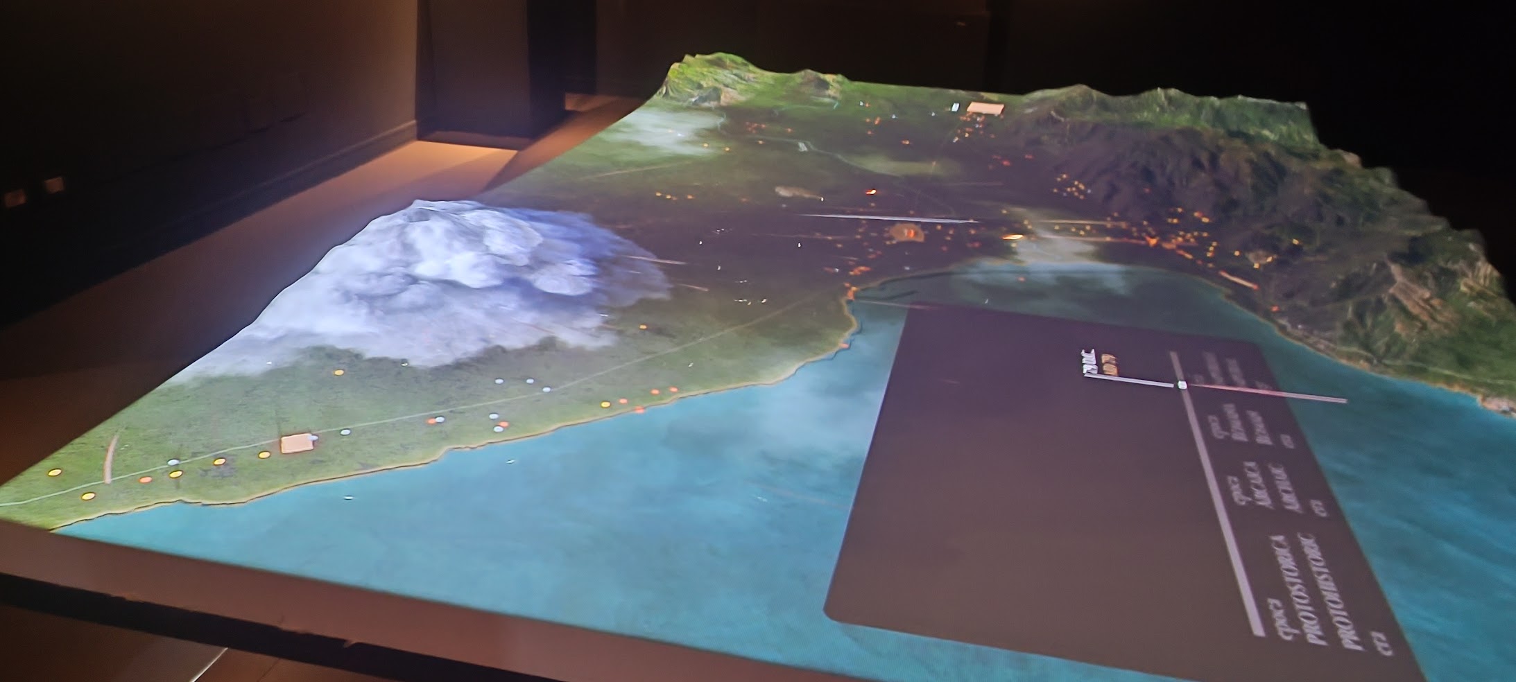 Castellammare, Museo di Stabiae riaperto: un plastico fa rivivere l'eruzione del Vesuvio