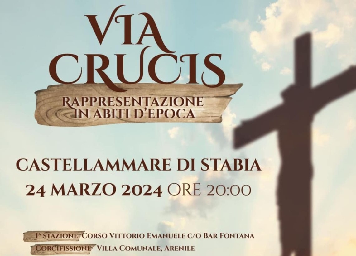 Castellammare, la rappresentazione della Via Crucis nelle strade del centro