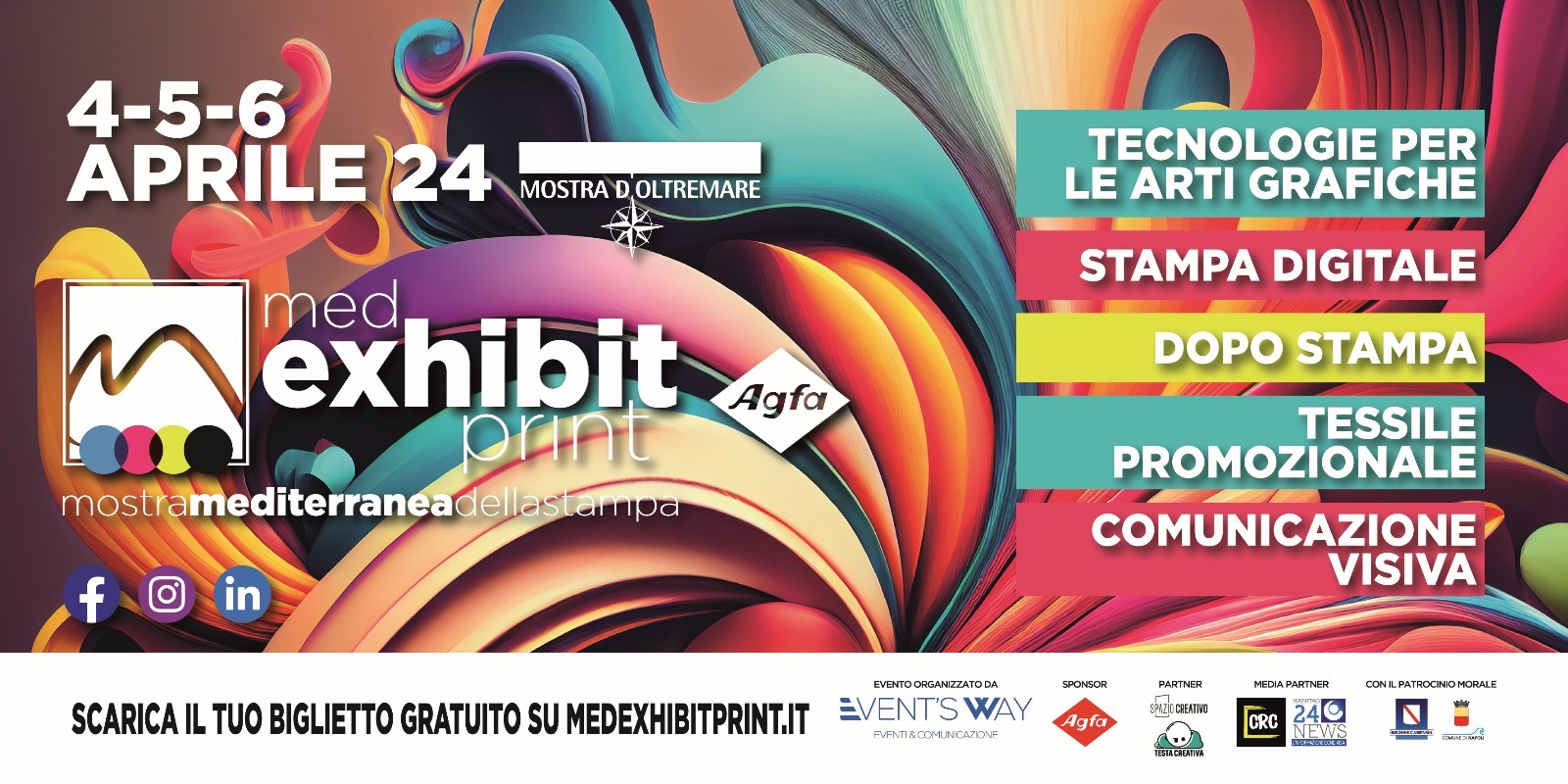 Med Exhibit Print 2024: torna a Napoli la prima fiera del Sud dedicata alla stampa digitale ed alle arti grafiche