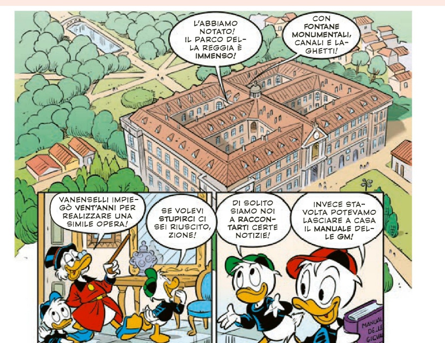 Topolino ambienta una sua storia nella Reggia di Caserta 