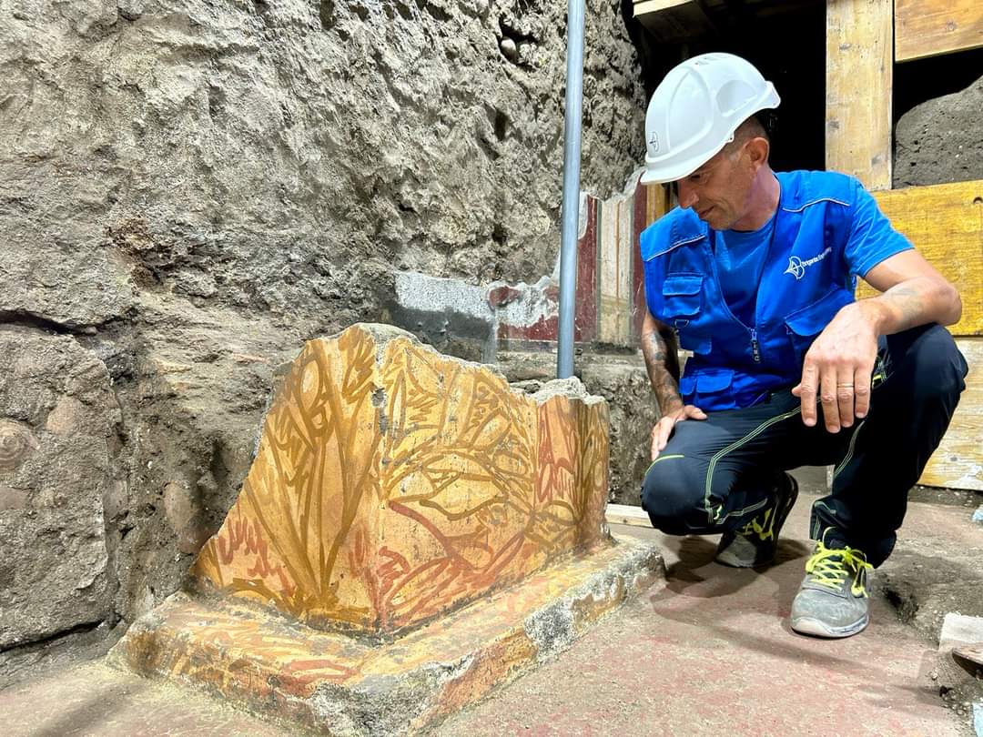 Tempietto dedicato a Ercole, la nuova scoperta a Pompei 