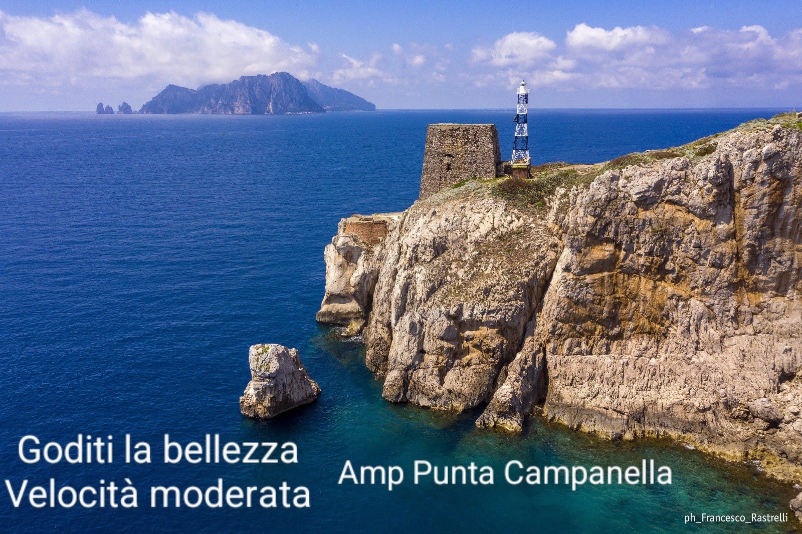 Appello da Punta Campanella: 'In barca l'alta velocità provoca incidenti mortali'