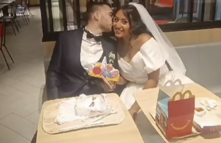 Matrimonio al McDonald's, la festa nuziale di Ilary e Michele diventa virale