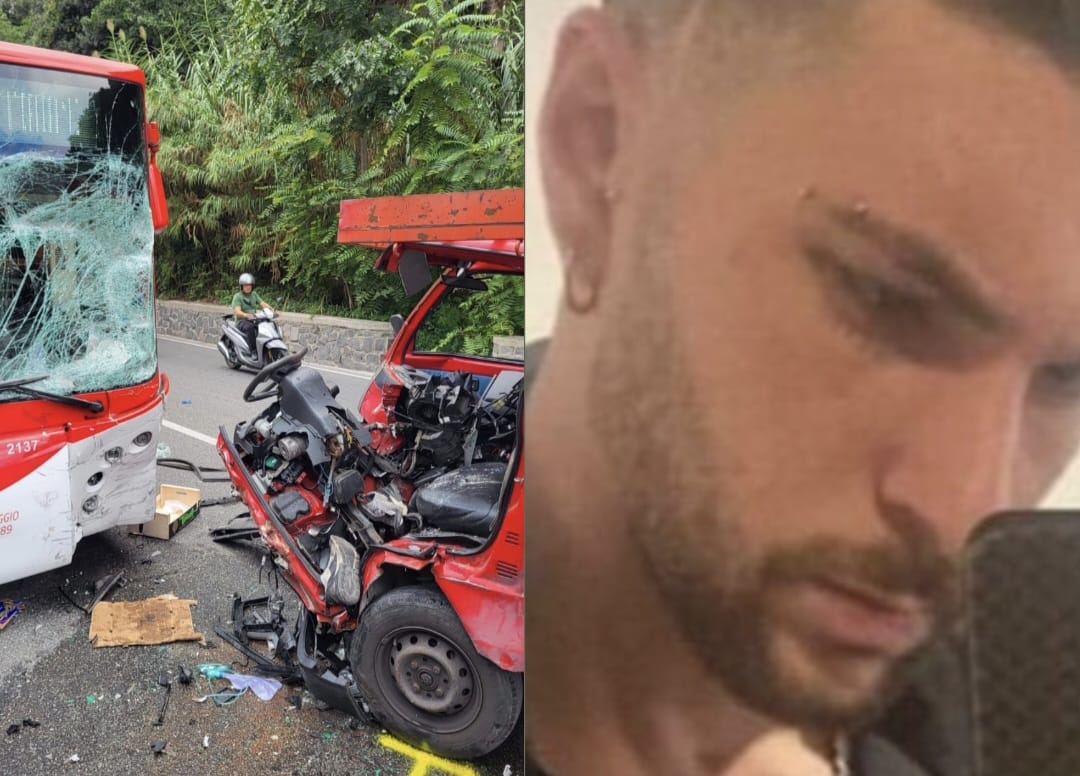 Furgone contro bus Eav, Maurizio muore a 27 anni
