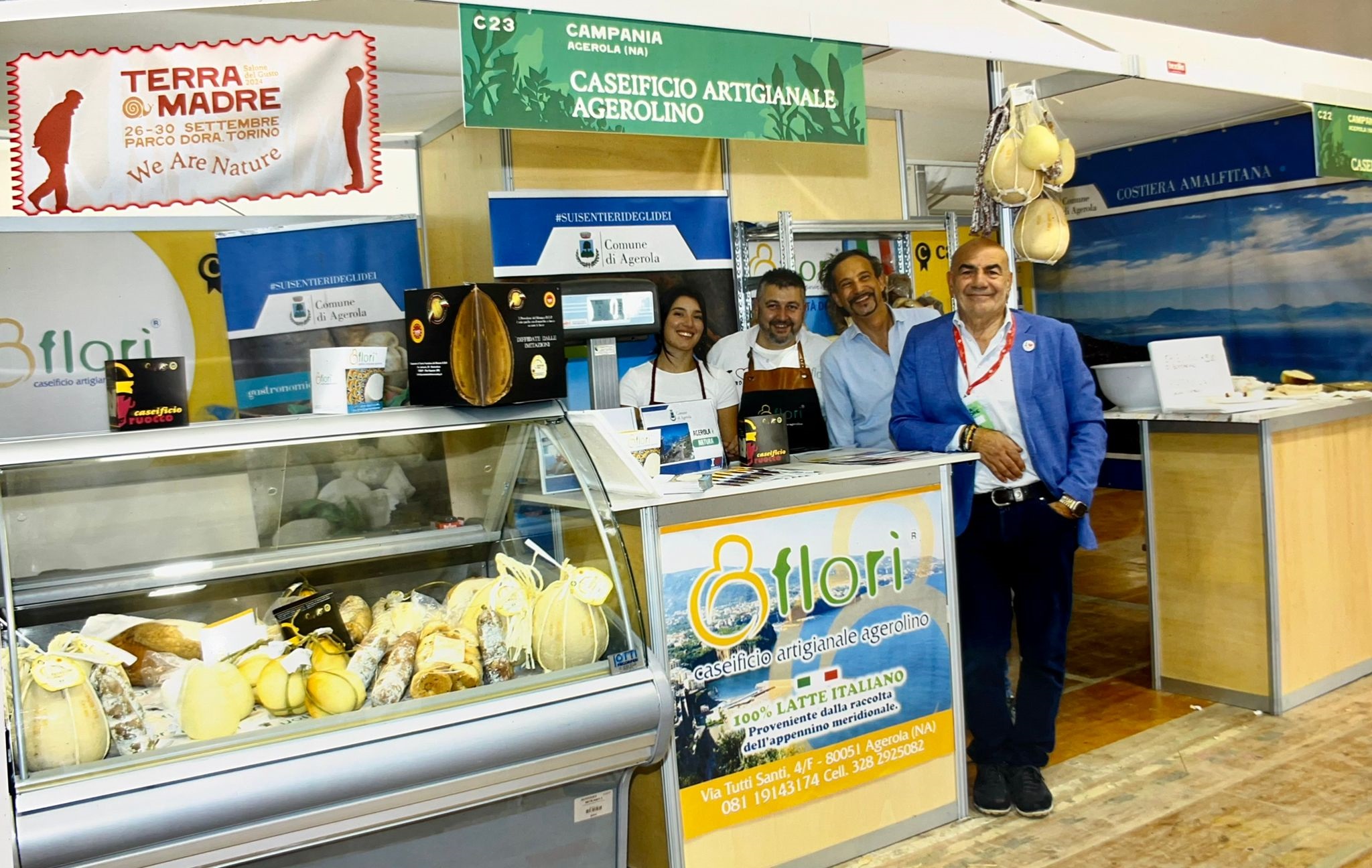 Agerola mette in mostra le sue eccellenze al Salone del Gusto di Torino