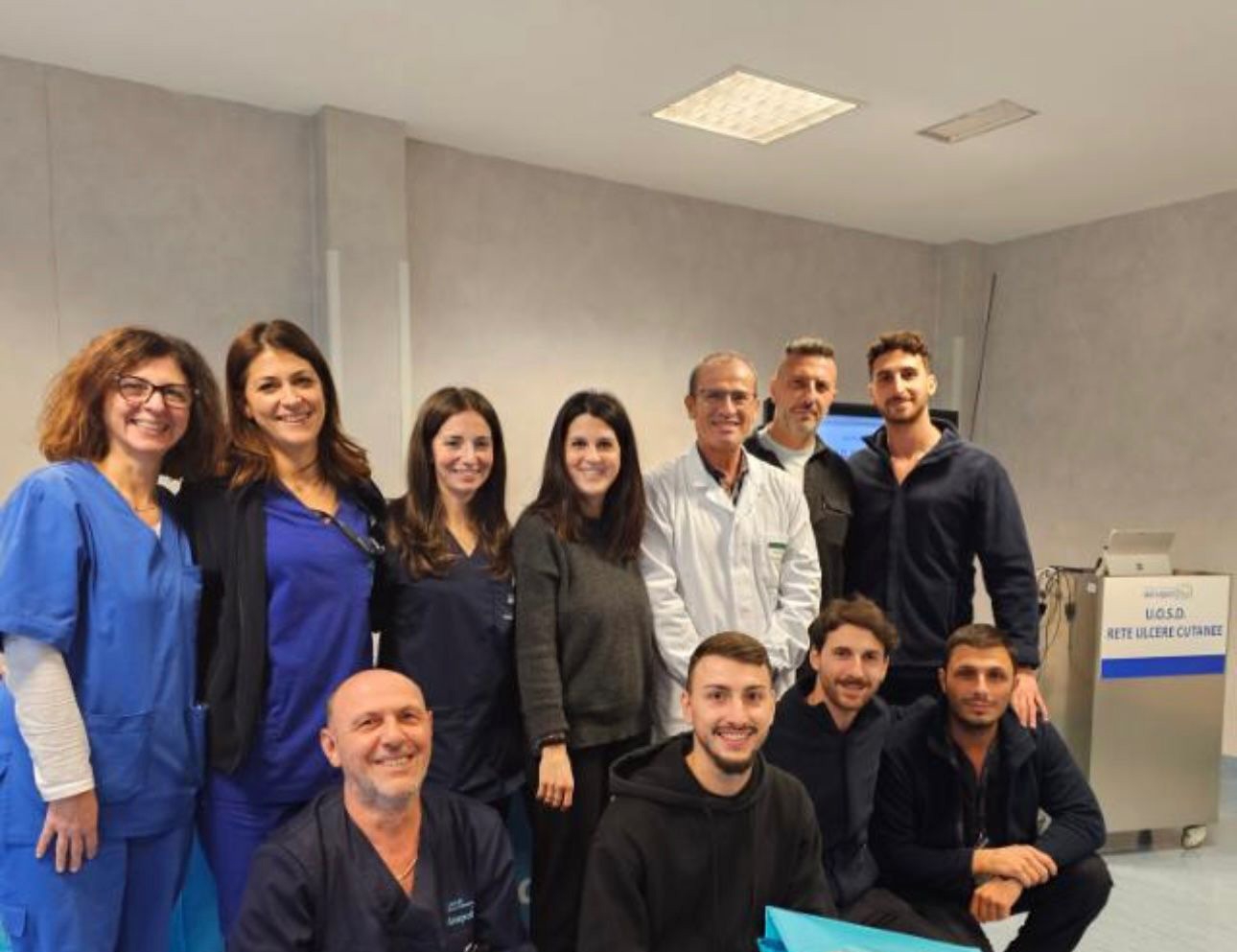 Gragnano, medici dal nord a lezione dall'equipe dell'ospedale: 'Qui esperti nella cura di ferite croniche'