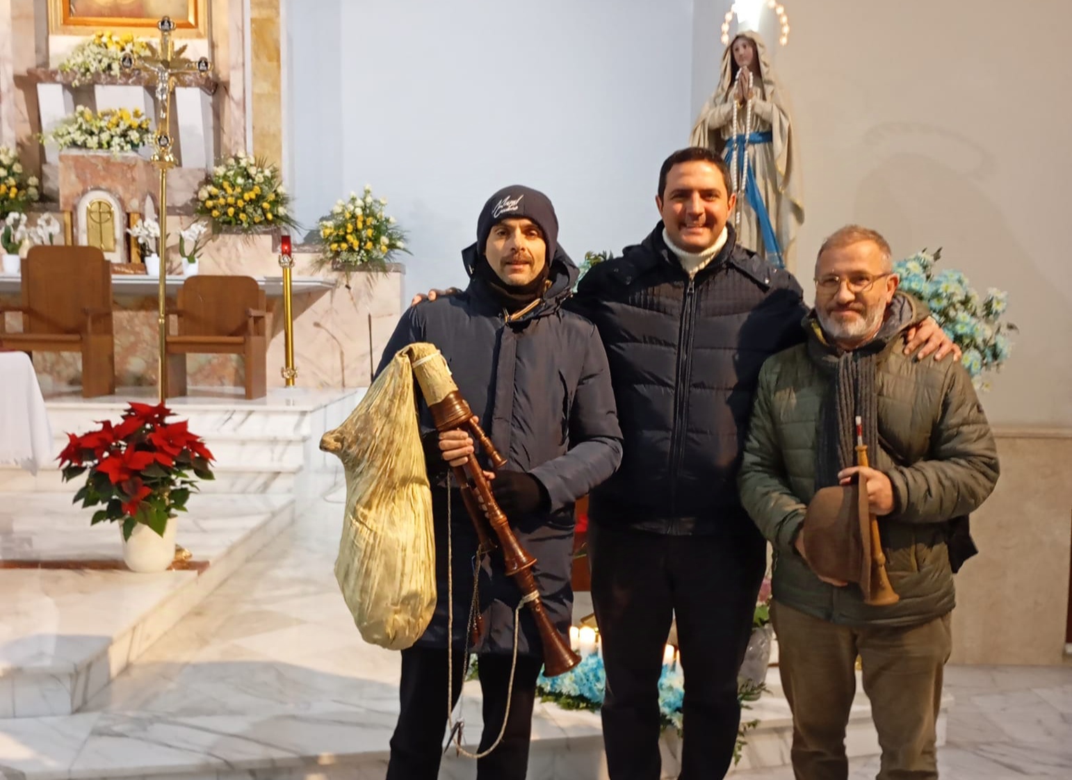 Castellammare, a Ponte Persica festa dell'Immacolata con i zampognari 