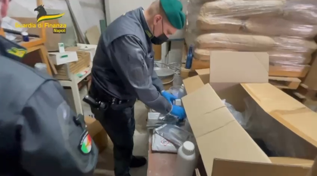 Boscoreale, fitofarmaci dalla Cina illegali: nove arresti e otto milioni sequestrati