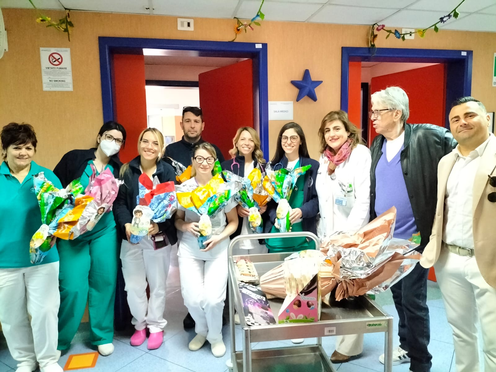 Castellammare, Pasqua al fianco dei bimbi malati: uova di cioccolato al San Leonardo 