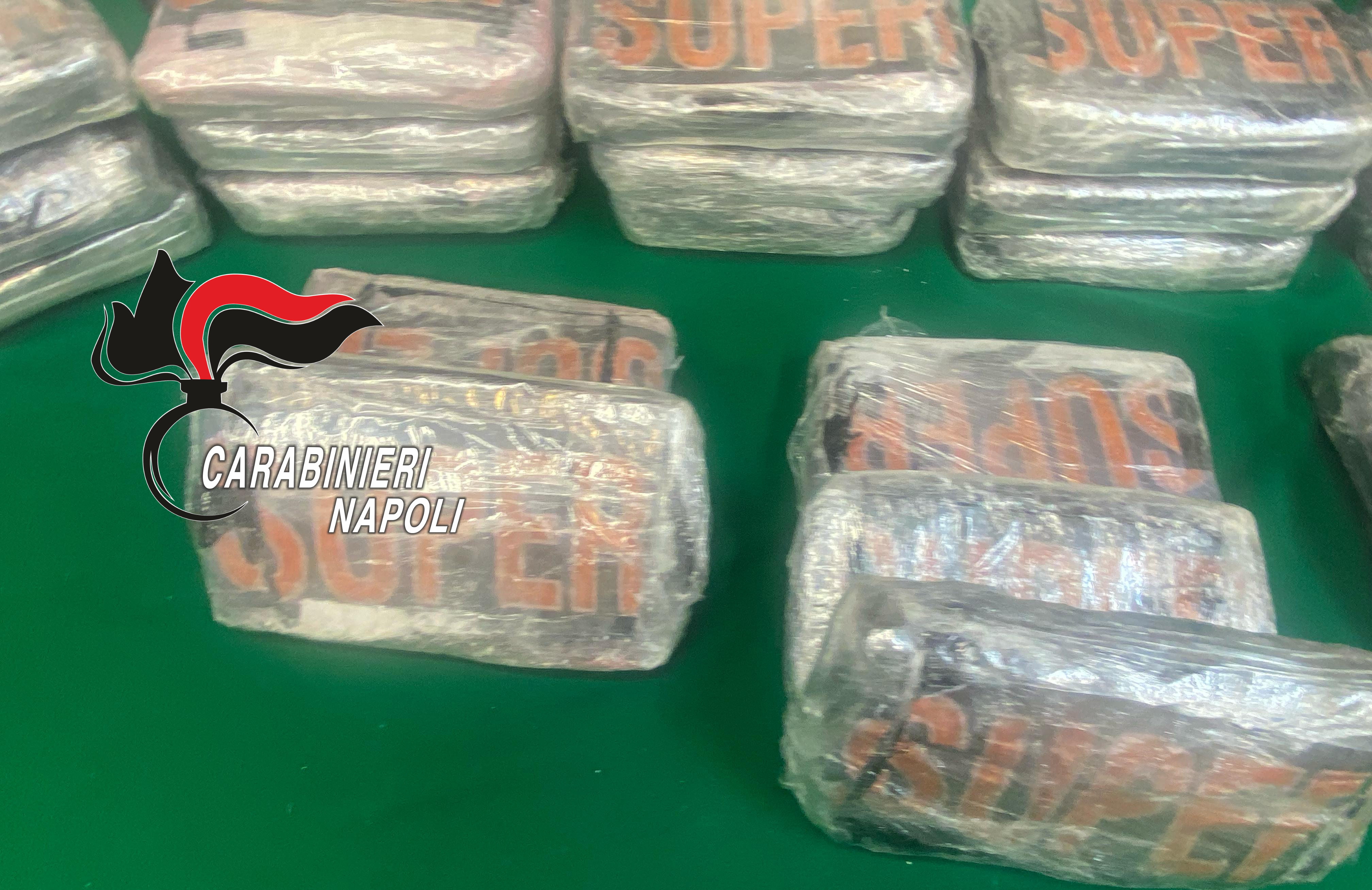 Da Angri a Castellammare, sequestrato carico di cocaina da 5 milioni di euro