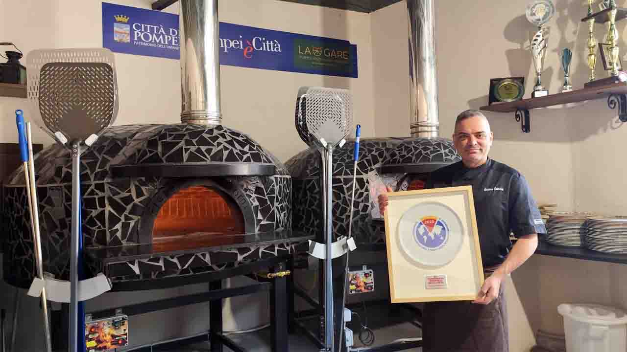 Pompei. Gaetano Contaldo sul podio al Campionato Mondiale della Pizza