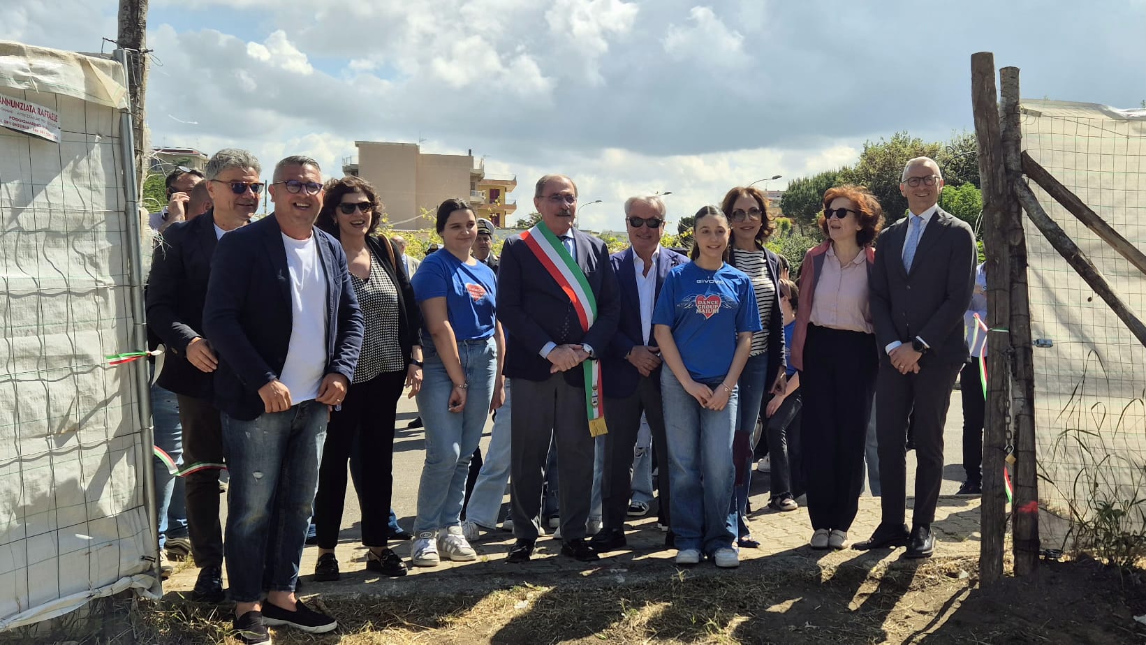 Pompei, prima pietra per il Palazzetto dello Sport: 'Uno spazio per tutti i ragazzi del territorio'