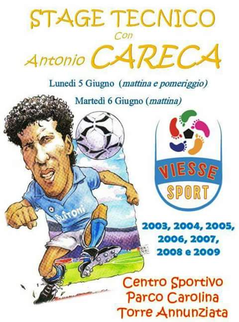 Torre Annunziata - Stage tecnico con Antonio Careca