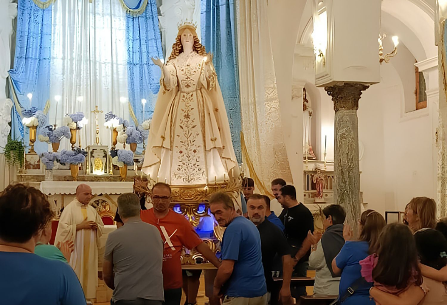 Gragnano, borgo di Castello in festa per la tradizione della Madonna dell'Assunta