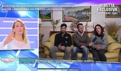 Mamma di Castellammare in tv contro il finto veggente: 