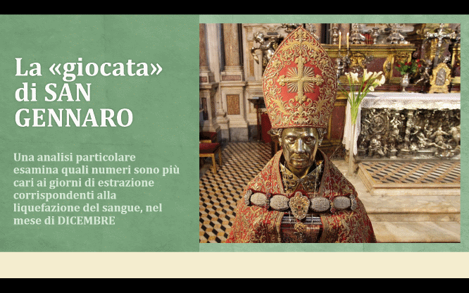 San Gennaro regala un altro miracolo, con il Lotto cinque milioni di euro in Campania: vincente chi ha puntato sul sangue