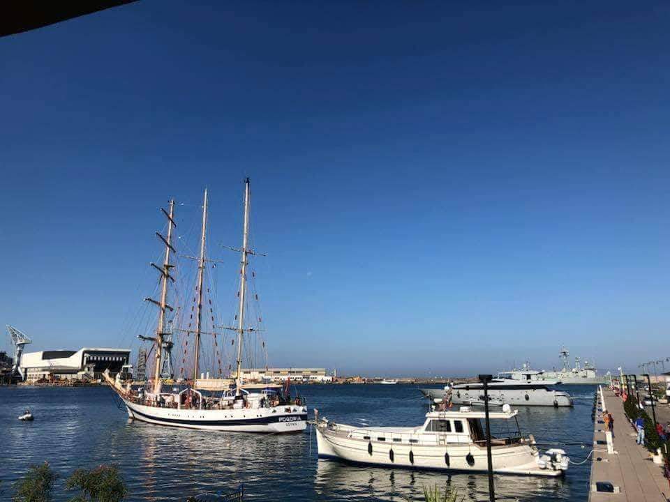 A Castellammare la nave scuola Pogoria 