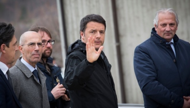 Renzi in visita privata agli scavi di Pompei prima della firma del Patto per la Campania