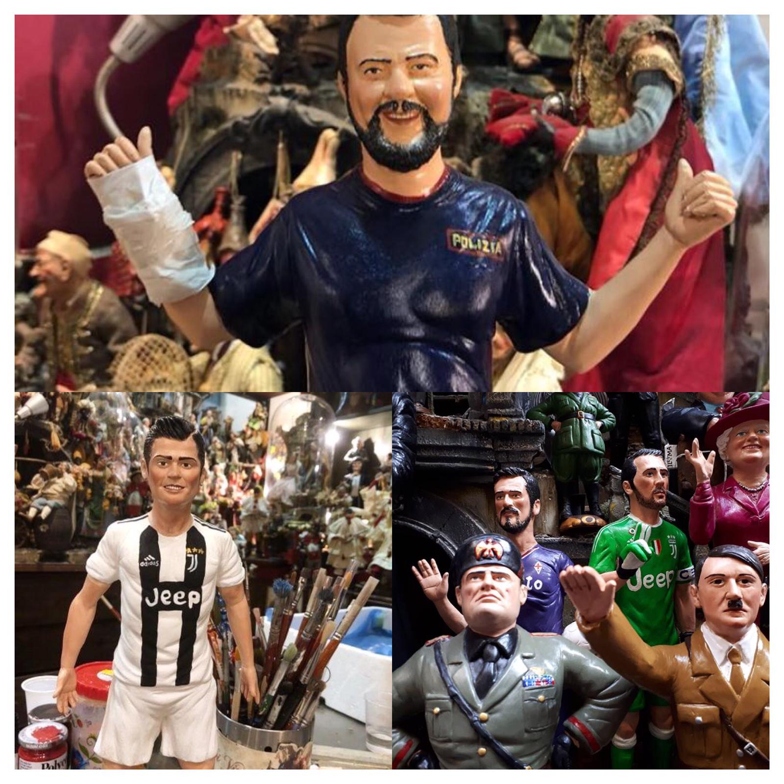 Nel presepe arriva Hitler, ma spopolano Ferragni e Salvini 