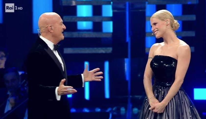 Festival di Sanremo, Bisio e Michele Hunziker in una gag sulla Lega